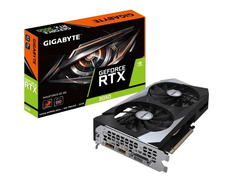 GIGABYTE nVidia GeForce RTX 3050 6GB 96bit GV-N3050WF2OC-6GD grafička karta