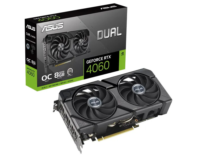 ASUS nVidia GeForce RTX 4060 8GB 128bit DUAL-RTX4060-O8G-EVO grafička karta Slika 1