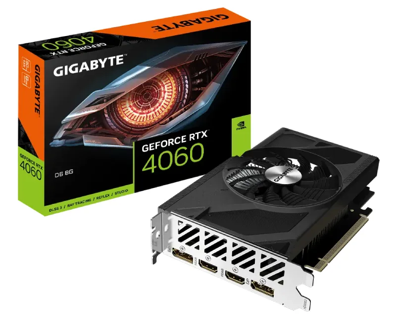 GIGABYTE nVidia GeForce RTX 4060 D6 8GB 128bit GV-N4060D6-8GD grafička karta Slika 1