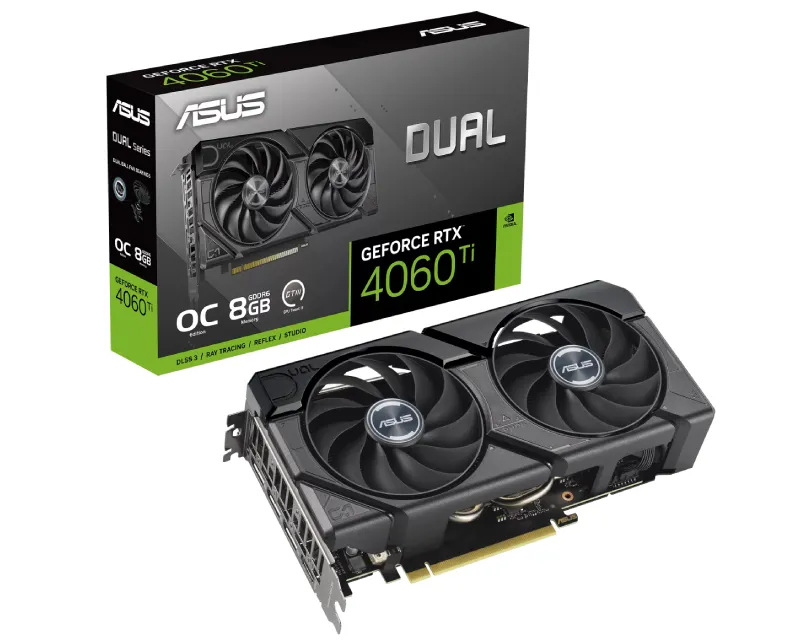 ASUS nVidia GeForce RTX 4060 Ti 8GB 128bit DUAL-RTX4060TI-O8G-EVO grafička karta Slika 1