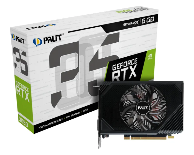 PALIT nVidia GeForce RTX 3050 6GB 96bit RTX3050 StormX grafička karta Slika 5
