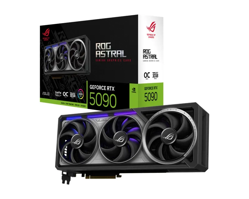 ASUS nVidia GeForce RTX 5090 32GB ROG-ASTRAL-RTX5090-O32G-GAMING grafička karta Slika 1