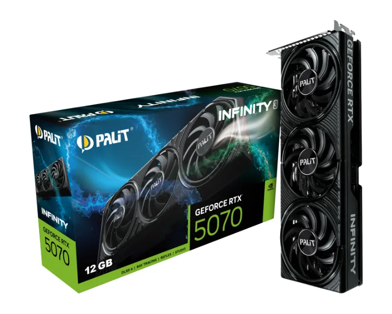 PALIT nVidia GeForce RTX 5070 12GB 192bit RTX 5070 Infinity 3 grafička karta Slika 1
