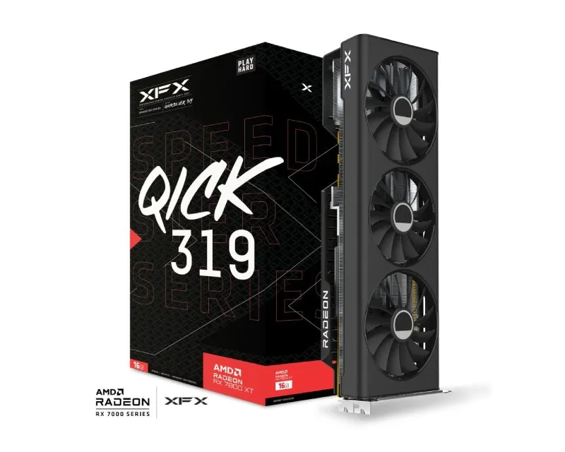XFX RX 7800XT Speedster QICK 319 16GB grafička karta Slika 1