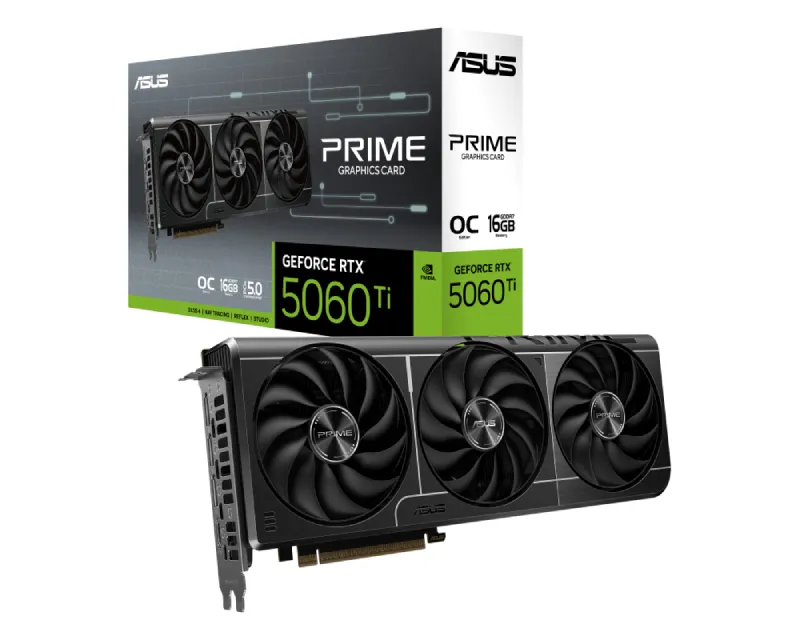 ASUS nVidia GeForce RTX 5060 Ti 16GB PRIME-RTX5060TI-16G grafička karta Slika 1