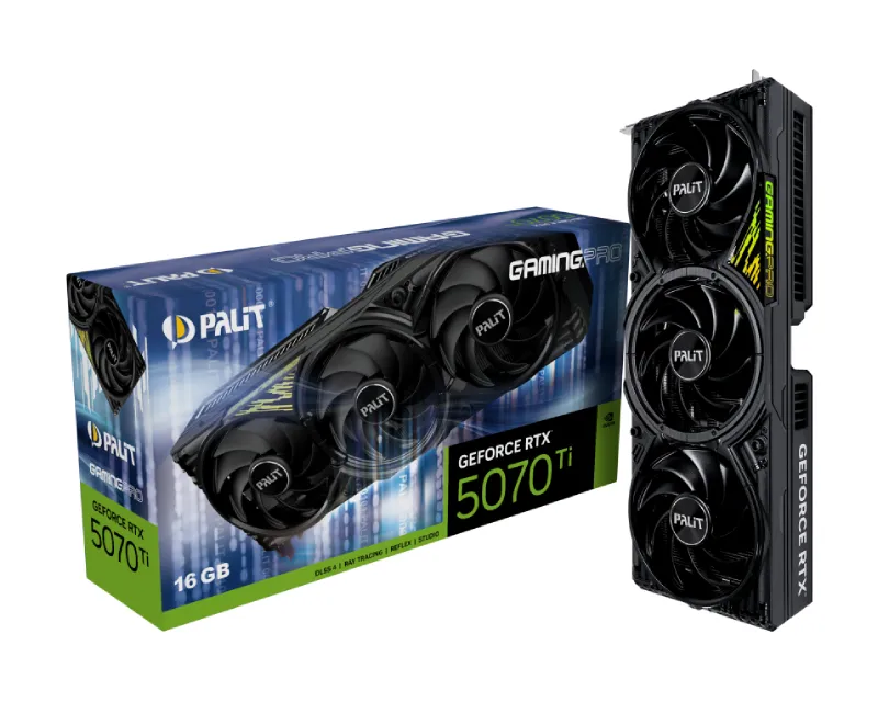 PALIT nVidia GeForce RTX 5070 Ti 16GB 256bit RTX 5070 Ti GamingPro V1 grafička karta Slika 1