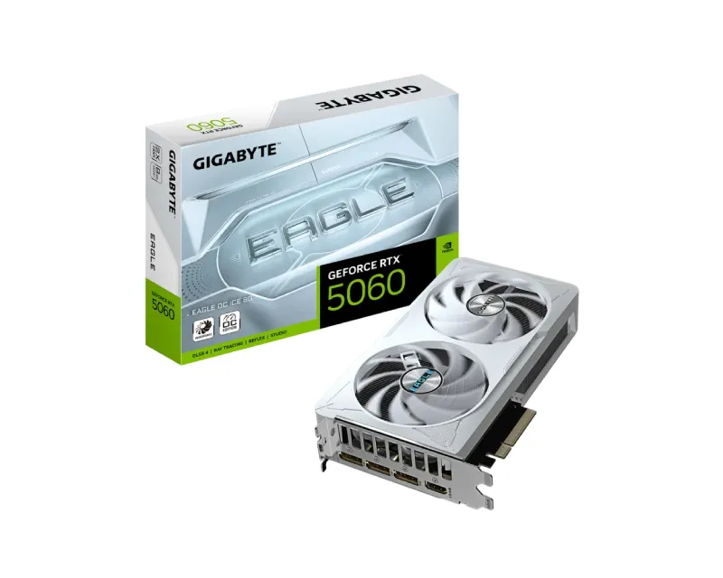GIGABYTE nVidia GeForce RTX 5060 EAGLE 8GB 128bit GV-N5060EAGLEOC ICE-8GD rev. 1.0 grafička karta Slika 1