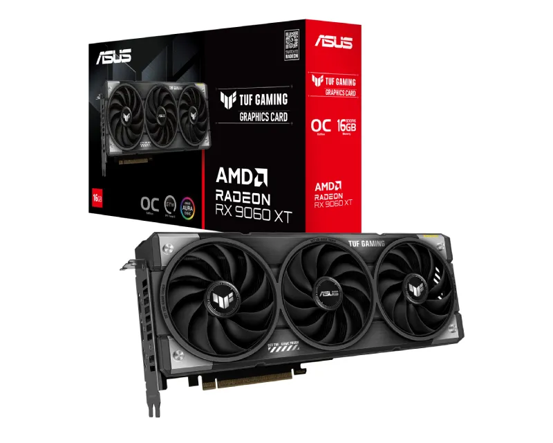 ASUS AMD Radeon RX 9060 XT 16GB TUF-RX9060XT-O16G-GAMING grafička karta Slika 1