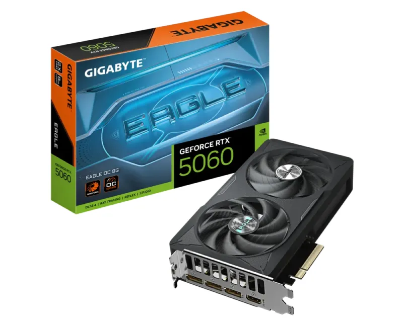 GIGABYTE nVidia GeForce RTX 5060 EAGLE OC 8GB 128bit GV-N5060EAGLE OC-8GD rev 1.0 grafička karta Slika 1