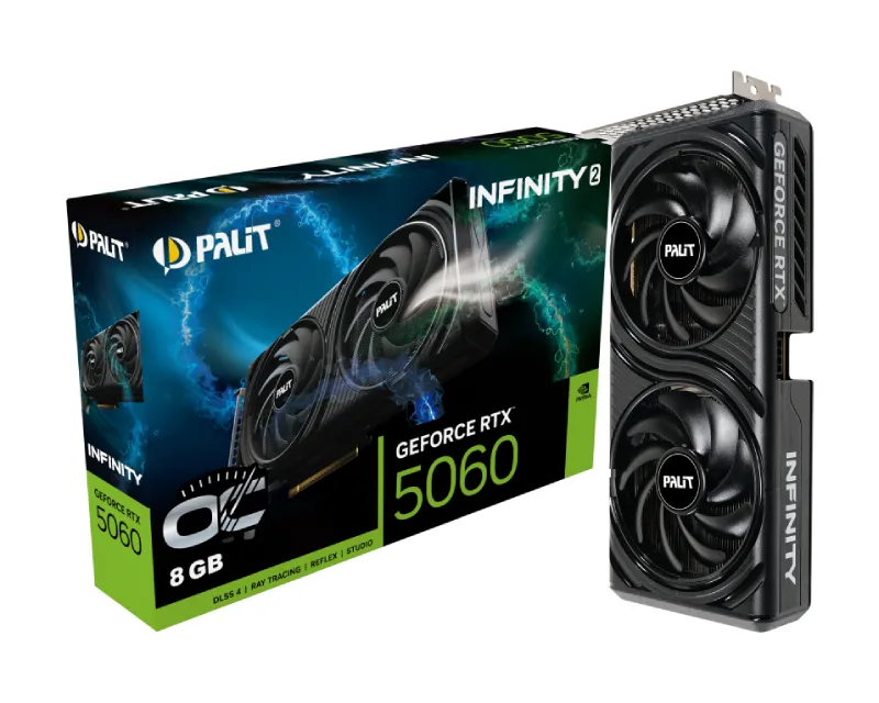 PALIT nVidia GeForce RTX 5060 8GB 128bit RTX 5060 Infinity 2 OC grafička karta Slika 1
