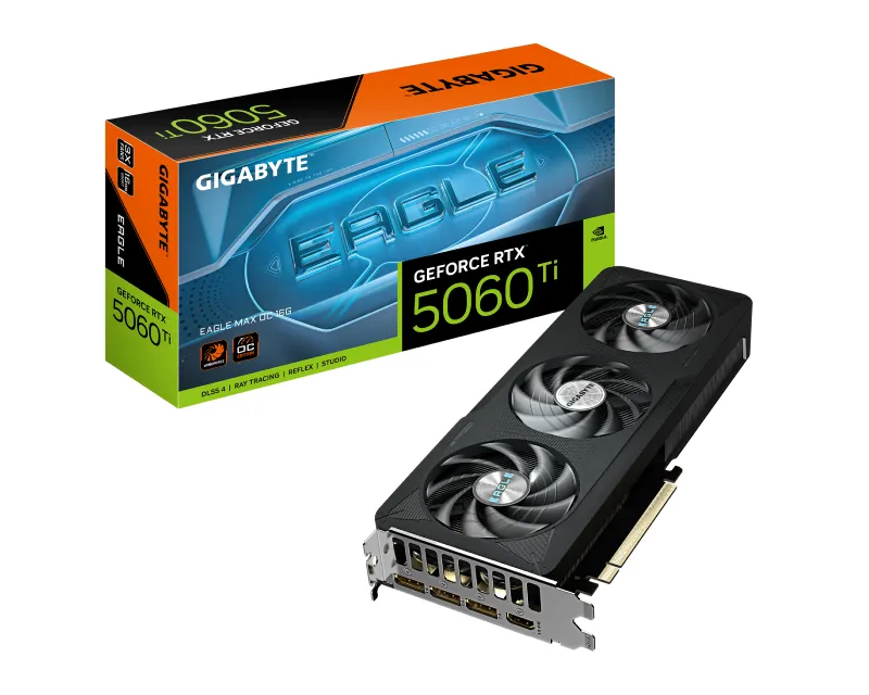 GIGABYTE nVidia GeForce RTX 5060 Ti EAGLE MAX 16GB 128bit GV-N506TEAGLEMAXOC-16GD rev. 1.0 grafička karta Slika 1