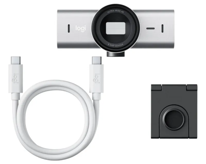 LOGITECH MX Brio 4K Ultra HD Pale Grey web kamera  Slika 5