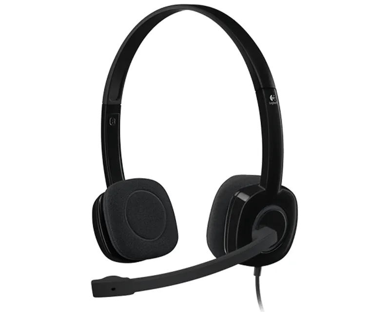 LOGITECH H151 Stereo Headset single jack slušalice sa mikrofonom crne  Slika 1