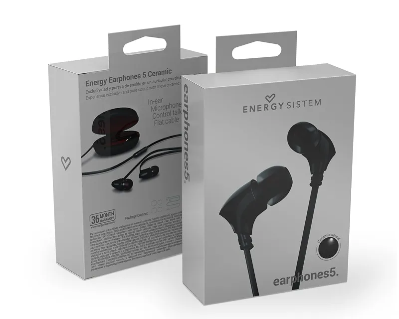 ENERGY SISTEM Energy Earphones 5 Ceramic slušalice sa mikrofonom crne  Slika 5