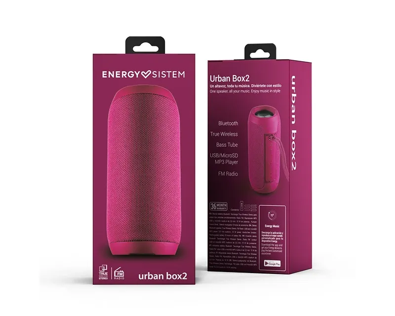 ENERGY SISTEM Urban Box 2 Magenta portable zvučnik roze (M44934)  Slika 6