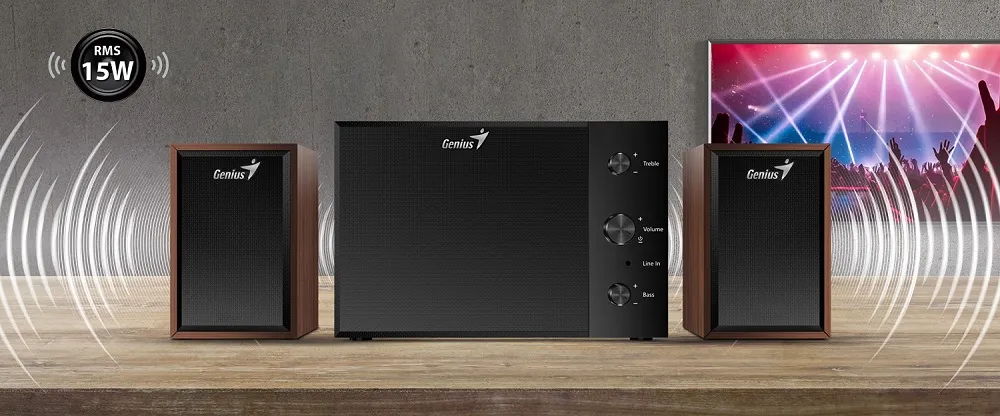 GENIUS SW-2.1 350 crni zvučnici Slika 6