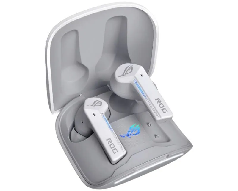 ASUS ROG CETRA True Wireless Bežične gaming slušalice sa mikrofonom bele Slika 1
