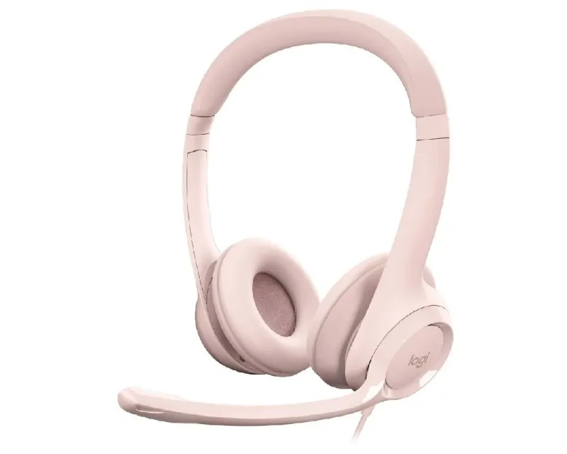 LOGITECH H390 Stereo Headset slušalice sa mikrofonom roze Slika 1