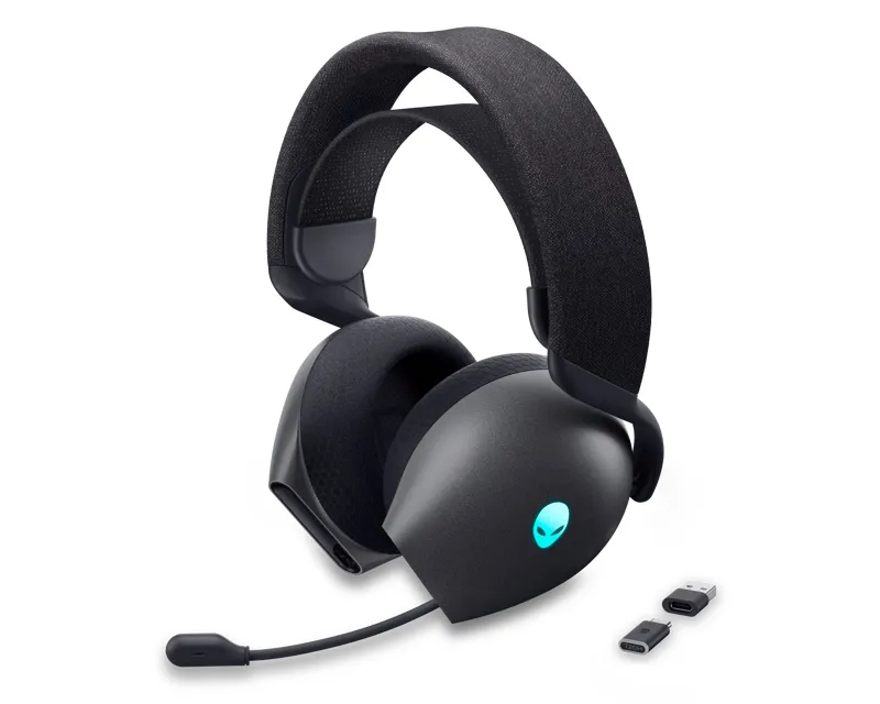 DELL AW720H Alienware Dual-Mode Wireless Gaming slušalice sa mikrofonom crne  Slika 1