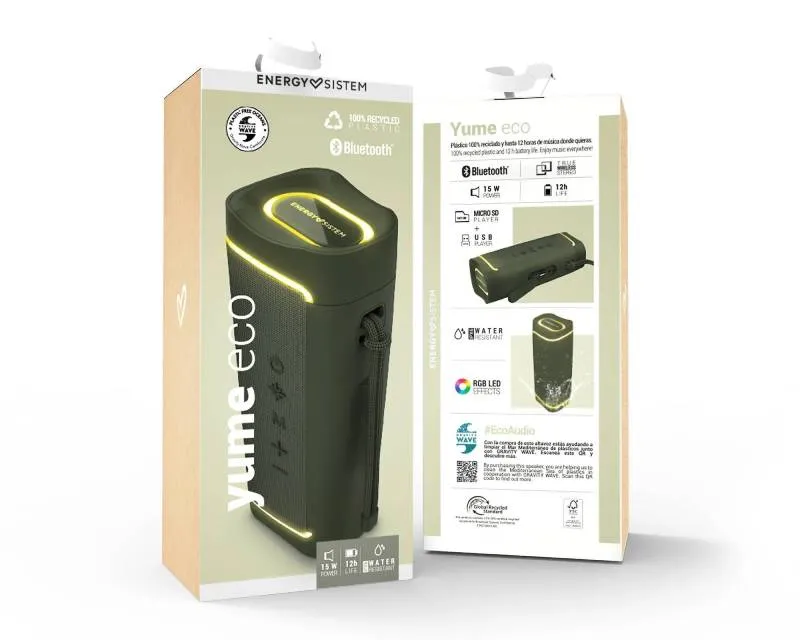 ENERGY SISTEM Yume ECO Green Bluetooth zvučnik zeleni  Slika 6