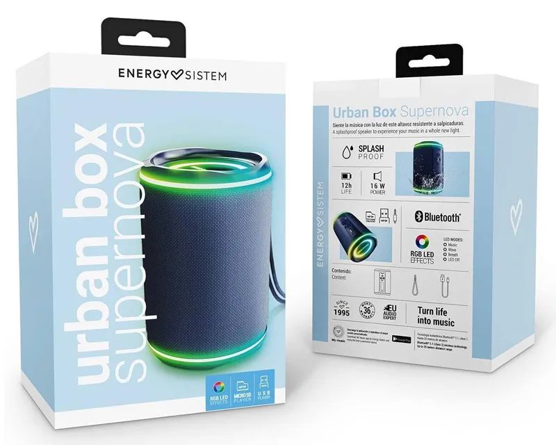 ENERGY SISTEM Urban Box Blue Supernova portable zvučnik plavi  Slika 6