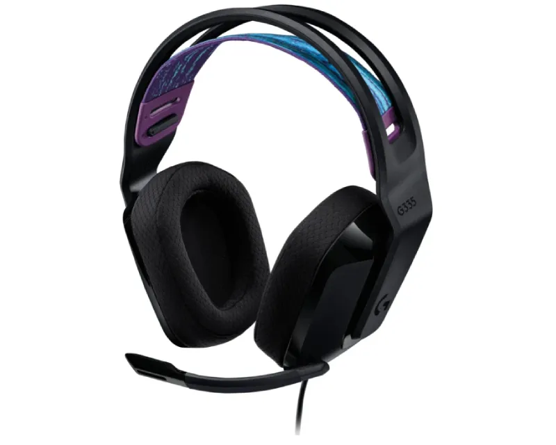 LOGITECH G335 Gaming slušalice sa mikrofonom crne Slika 1
