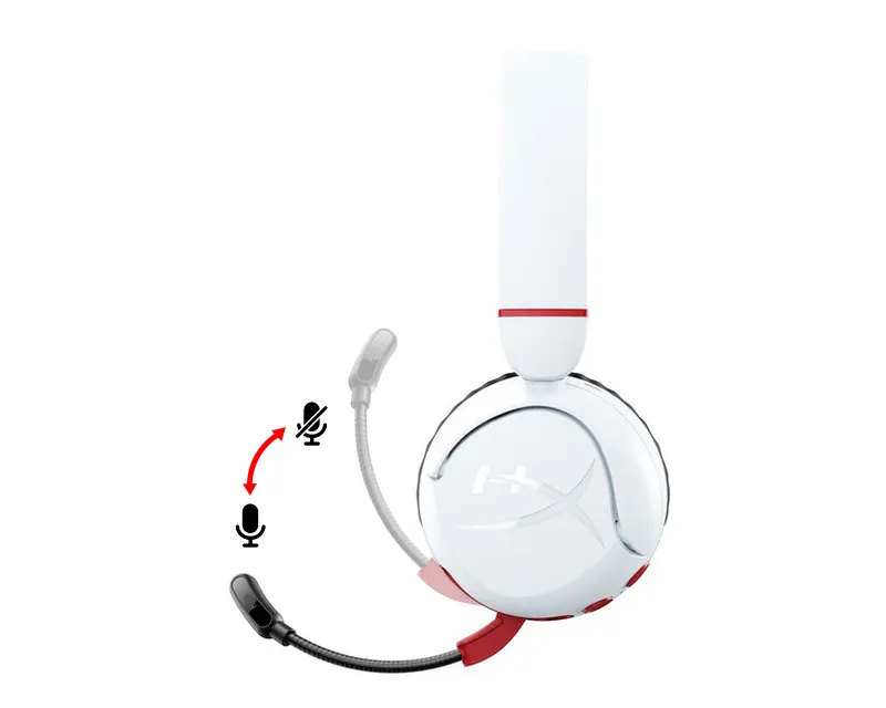 HYPERX Cloud Mini White Wireless Gaming slušalice sa mikrofonom  Slika 9