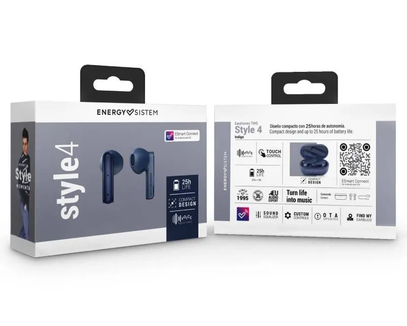 ENERGY SISTEM Style 4 Indigo True Wireless slušalice plave (M45558)  Slika 6