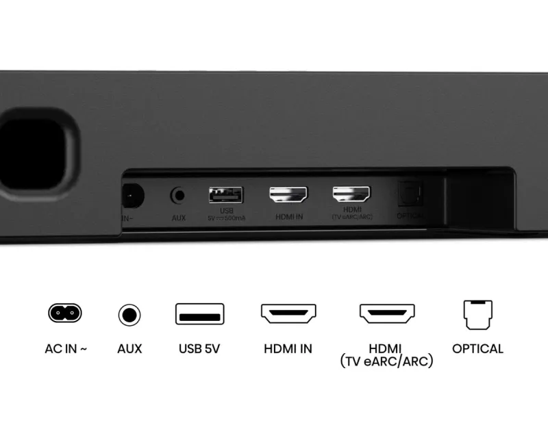 HISENSE AX5140Q Dolby Atmos soundbar sa bežičnim subwooferom crni  Slika 4
