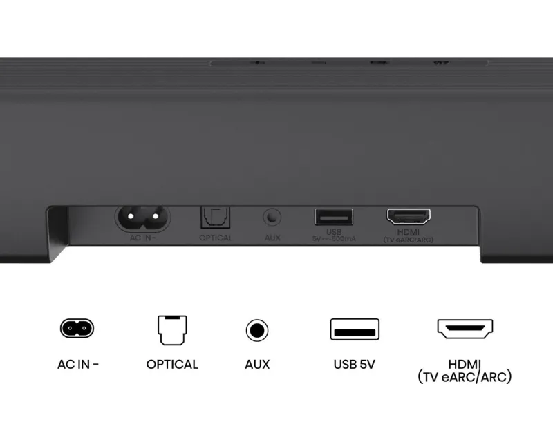 HISENSE AX5100Q Dolby Atmos soundbar sa bežičnim subwooferom crni  Slika 3