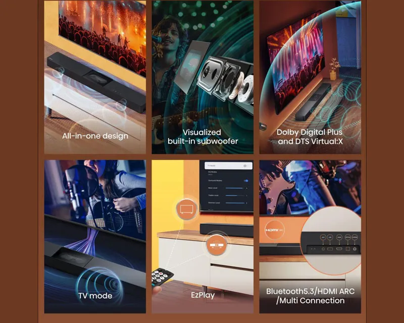 HISENSE HS2000 soundbar crni  Slika 3