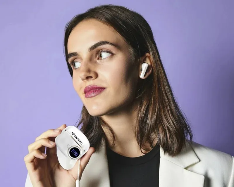 ENERGY SISTEM White Chargeview TWS Bežične slušalice bele (M50048) Slika 5