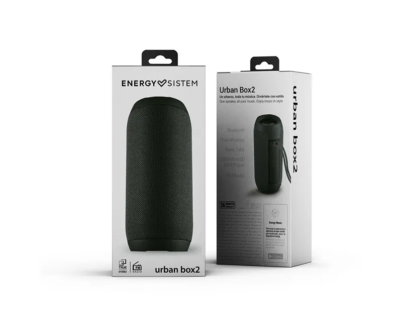 ENERGY SISTEM Urban Box 2 Space portable zvučnik crni (M45314) Slika 6