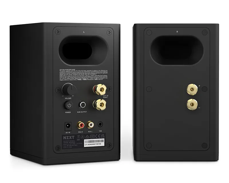 NZXT Gaming Speakers 3 inča Black V2 zvučnici crni (AP-SPKB2-UK) Slika 4