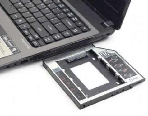 GEMBIRD MF-95-02 Gembird Fioka za montazu 2.5 SSD/SATA HDD(do12.7mm) u 5.25 leziste u Laptop umesto optike A Slika 1