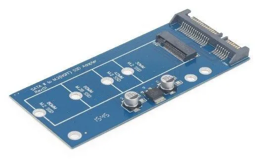 GEMBIRD EE18-M2S3PCB-01 M.2 (NGFF) to Mini SATA 1.8 SSD adapter card Slika 2