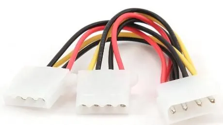 GEMBIRD CC-PSU-1 Gembird Internal power MOLEX 4-pin splitter kabl 15cm