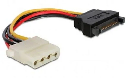 GEMBIRD CC-SATA-PS-M Gembird SATA (male) to Molex (female) power cable, 0.15 m A Slika 1