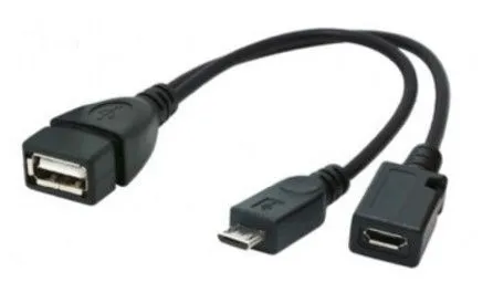 GEMBIRD A-OTG-AFBM-04 Gembird USB OTG AF + Micro BF to Micro BM cable, 0.15 m Slika 1