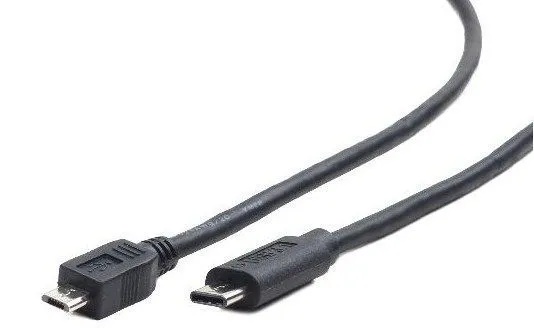 GEMBIRD CCP-USB2-mBMCM-1M Gembird USB 2.0 Micro BM to Type-C cable (Micro BM/CM), 1 m Slika 1