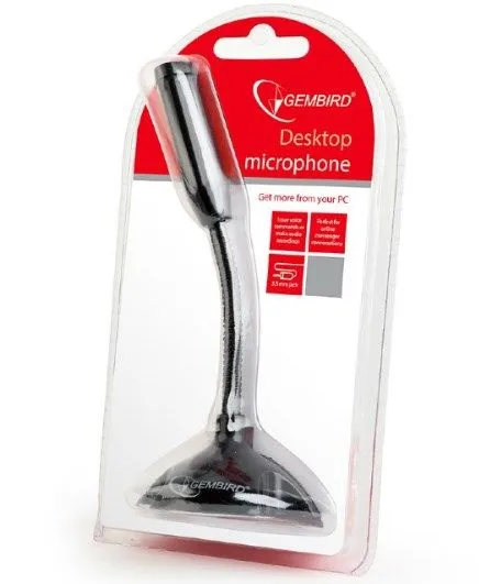 GEMBIRD MIC-D-02 * Gembird Desktop mikrofon, savitljivo telo, black, 3.5mm (259) Slika 3