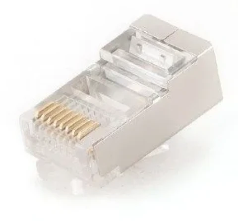 PLUG6SP/50 Gembird Shielded modular CAT6 FTP konektor, 50 u pakovanju RJ45 / CENA PO PAKOVANJU Slika 1