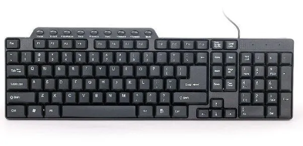 GEMBIRD KB-UM-104 Gembird Multimedijalna tastatura US layout black USB Slika 2