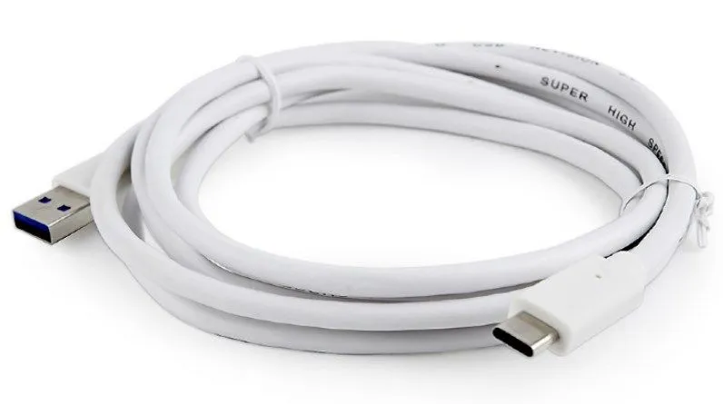 GEMBIRD CCP-USB3-AMCM-6-W USB 3.0 AM to Type-C cable (AM/CM), 1.8 m, white Slika 3