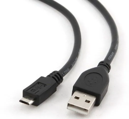 GEMBIRD CCP-mUSB2-AMBM-1M Gembird USB 2.0 A-plug to Micro usb B-plug DATA cable 1M Black Slika 2