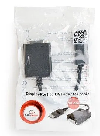 GEMBIRD A-DPM-DVIF-03 Gembird DisplayPort v.1.2 to Dual-Link DVI adapter cable, black A Slika 2