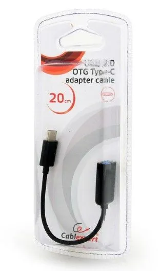 GEMBIRD AB-OTG-CMAF2-01 Gembird USB 2.0 OTG Type-C adapter cable (CM/AF), blister Slika 2