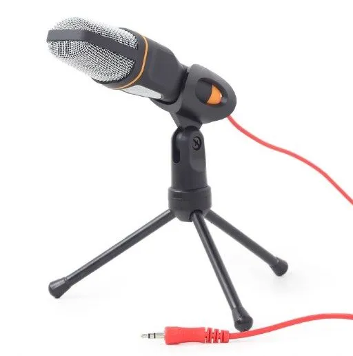 MIC-D-03 Gembird mikrofon sa tripodom 3,5mm black Slika 2