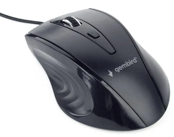 GEMBIRD MUS-4B-02 Gembird Opticki mis 800-1200Dpi 4-button black 115mm USB