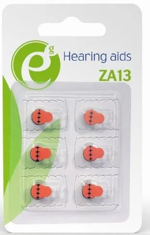 GEMBIRD EG-BA-ZA13-01 ENERGENIE ZA13 zinc-air button cell PAK6 - Image 1